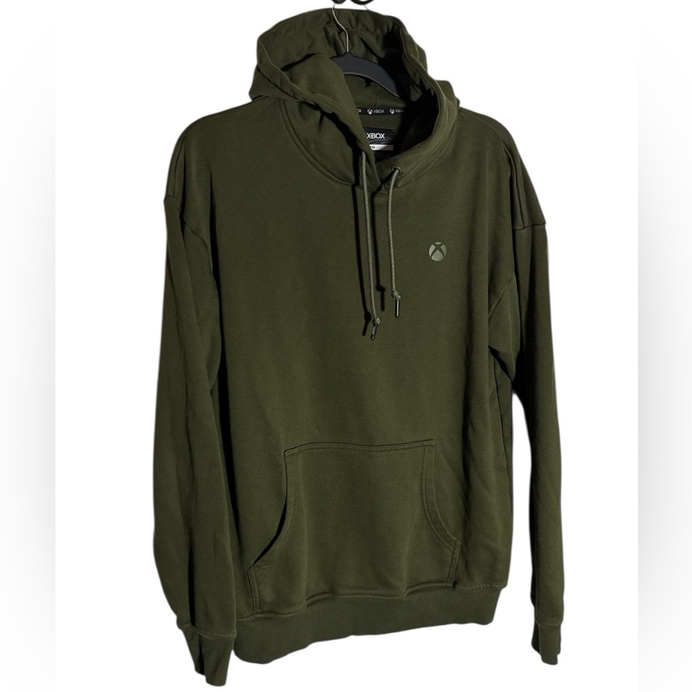 Official Microsoft merch Xbox Pull Over Hoodie size Medium green